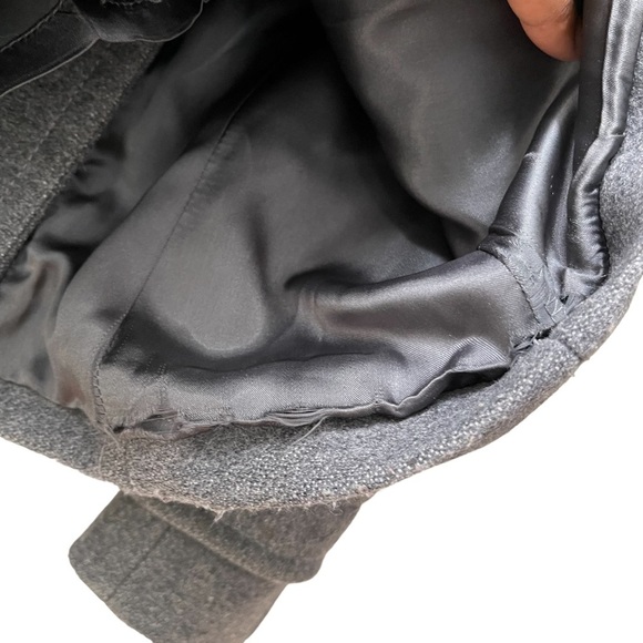 Banana Republic Gray Wool Short Double-breasted/ Peacoat Winter Jacket Size: S - Picture 7 of 13